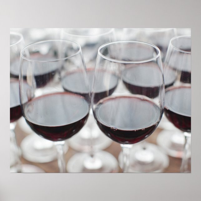 Affiche Bodega Marques de Riscal, dégustation de vin (Devant)