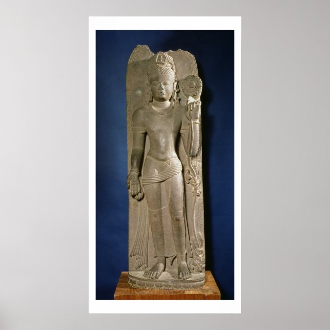 Affiche Bodhisattva Padmapani, Nalanda, Bihar, Dynastie Pa (Devant)