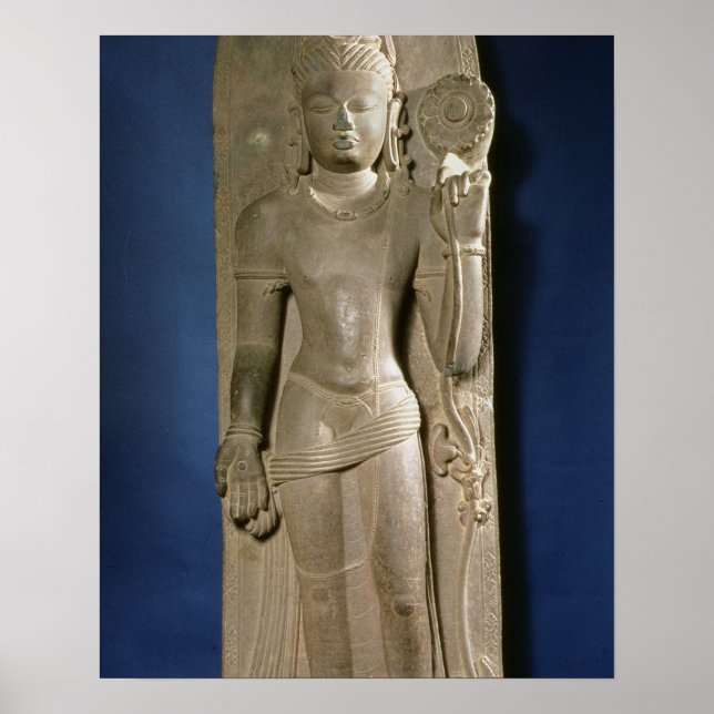 Affiche Bodhisattva Padmapani, Nalanda, Bihar, Dynastie Pa (Devant)