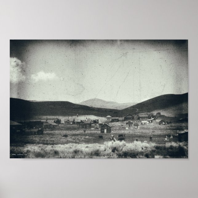 Affiche Bodie California Ghost Town Paysage (Devant)