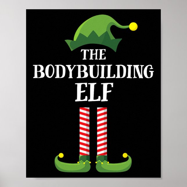 Affiche Bodybuilding Elf Correspondance Famille Groupe Noë (Devant)