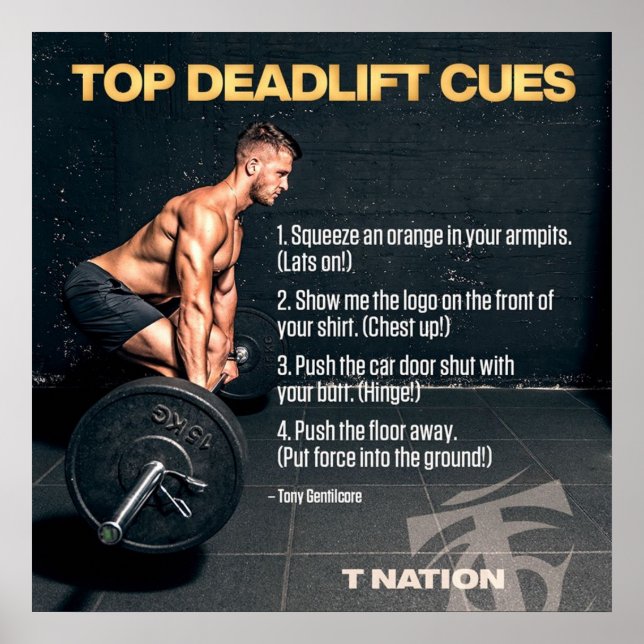 Affiche Bodybuilding Gym entraînement Motivationnel (Devant)