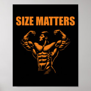 Affiche Bodybuilding - Size S Sticker