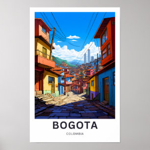 Affiche Bogota Colombia Travel Print