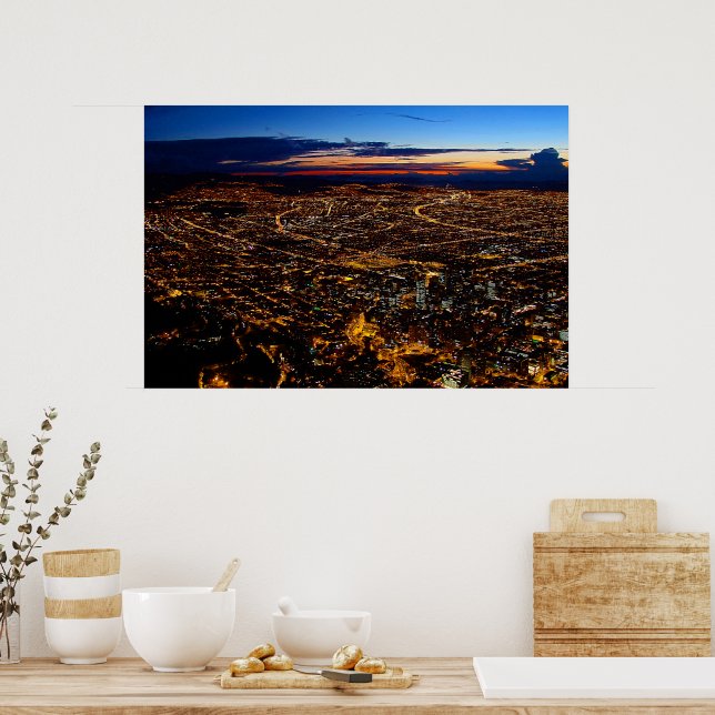 Affiche Bogota Colombie Voyage (Cuisine)