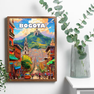 Affiche Bogotá, pearl of the Andes