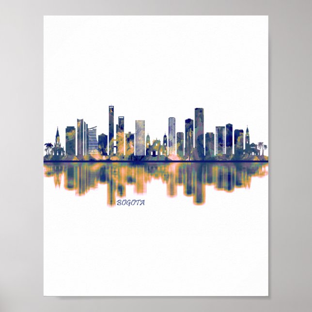 Affiche Bogota Skyline (Devant)