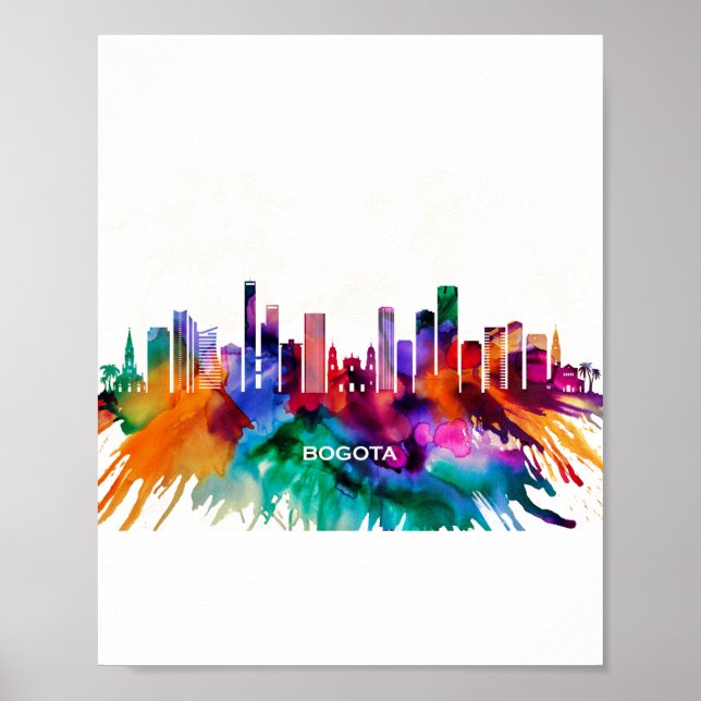 Affiche Bogota Skyline (Devant)