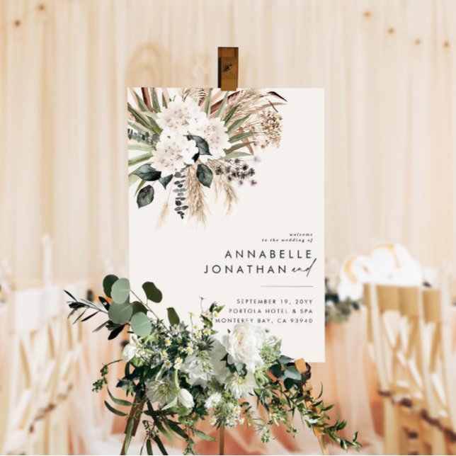 Affiche bohemian botanical modern elegant foliage (Créateur téléchargé)