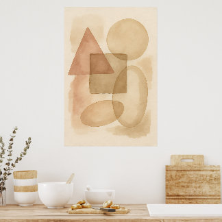 Affiche Boho Abstract Minimalist Wall Art