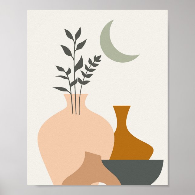 Affiche Boho Abstrait (Devant)