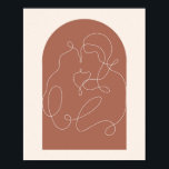 Affiche Boho Arch Kisser Ligne linéaire continue Art 1<br><div class="desc">Boho Arch Kisser Ligne linéaire continue Art 1</div>