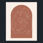 Affiche Boho Arch Kisser Ligne linéaire continue Art 1<br><div class="desc">Boho Arch Kisser Ligne linéaire continue Art 1</div>