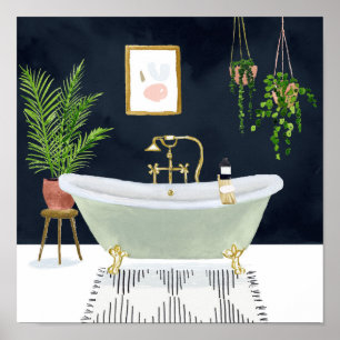 Affiche Boho Bath I