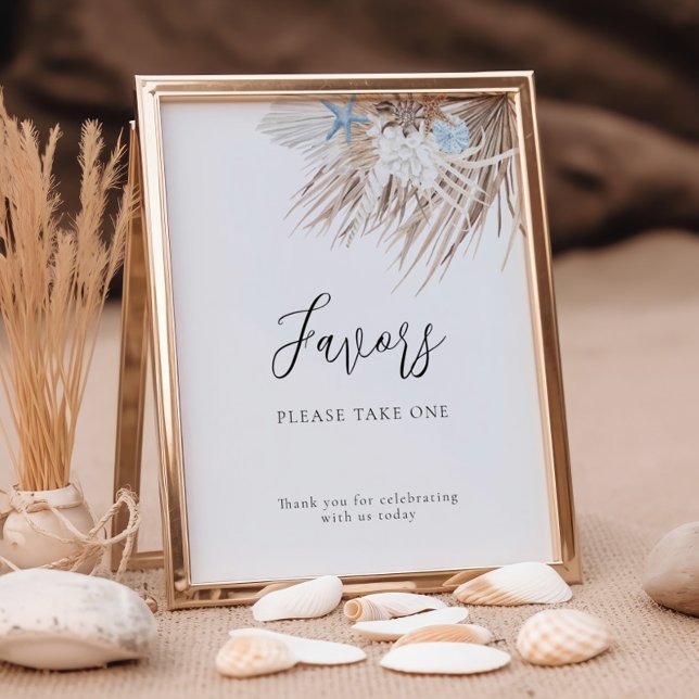 Affiche Boho Beach Favors (Créateur téléchargé)