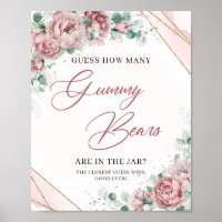 Boho blush or floral Devinez combien de Gummy Ours