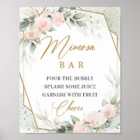 Boho blush rose eucalyptus or mimosa signe de barr