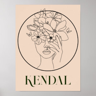 Affiche Boho Bohemian Abstract Minimal Style