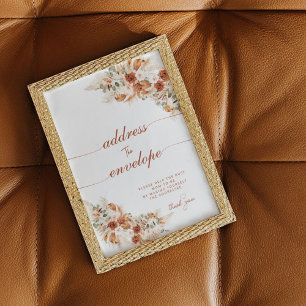 Affiche Boho brillant moderne s'adresse à l'enveloppe douc