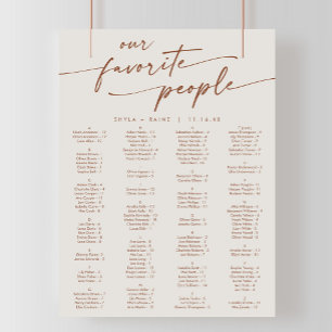 Affiche Boho Chic Bohemian Cream Imprimable Seing Chart