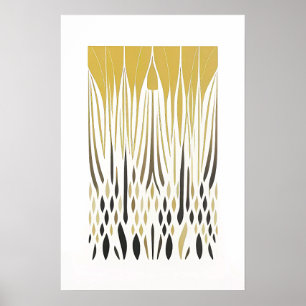 Affiche Boho Chic Symétrie Line Art