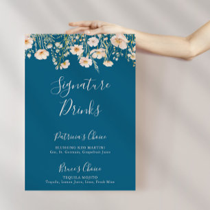 Affiche Boho classique Blush Fleur sauvage Signature Boiss