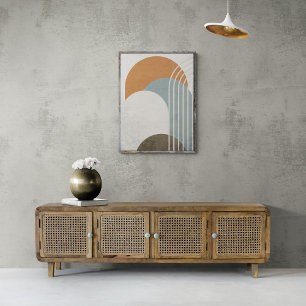 Affiche Boho coloré Abstrait Arc-en-ciel Décor Art