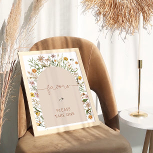 Affiche Boho Floral Faveurs