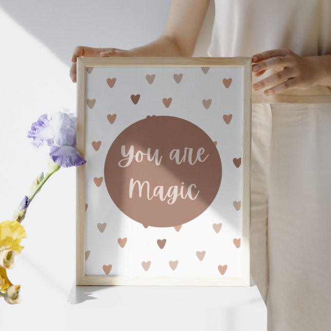 Affiche Boho Inspirational You Are Magic Nursery Art Print (Créateur téléchargé)