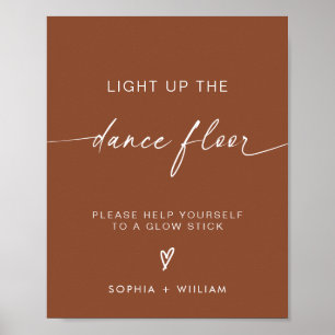 Affiche Boho Light Up the Dance Floor Stick Llow Stick