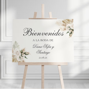 Affiche Boho Mariage espagnol Signet de bienvenue