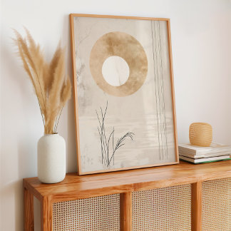 Affiche Boho minimaliste