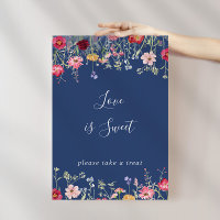 Boho Multicolor Fleur sauvage L'amour est signe do