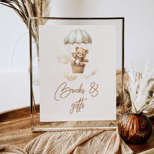 Affiche Boho Nous pouvons attendre livres et cadeaux