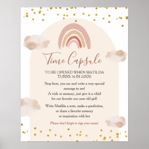 Affiche Boho Rainbow n'est-elle pas une capsule de temps e