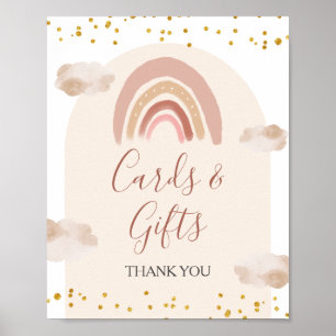 Affiche Boho Rainbow n'est pas elle Onederful Cartes & Cad