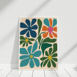 Affiche Boho Retro Super Fleur Marché Wall Art<br><div class="desc">Boho Retro Super Fleur Marché Wall Art</div>