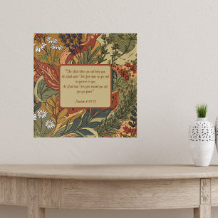 Affiche Boho Rhapsody Bénédiction personnalisable