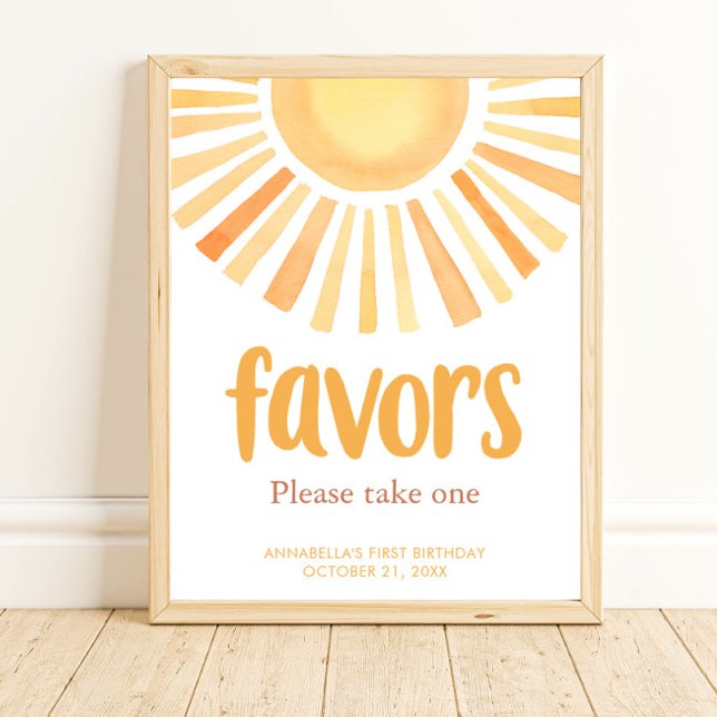 Affiche Boho soleil soleil fête d'anniversaire faveurs sig (Créateur téléchargé)