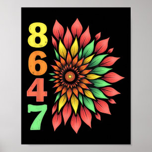 Affiche Boho Style 86 47 Trump Pas Mon Président 1