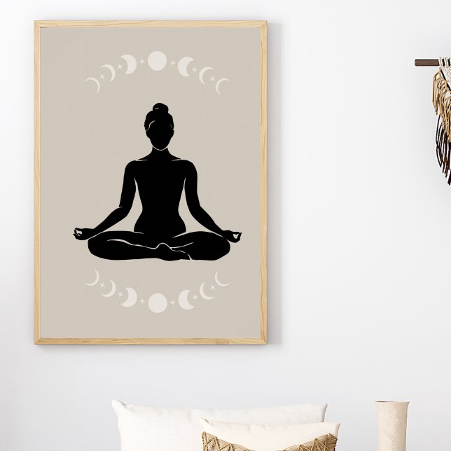 Affiche Boho Style Yoga Pose Gift of Yoga (Créateur téléchargé)