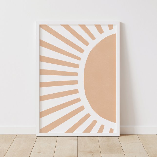 Affiche Boho Sun Boho Nursery Décor Wall Art (Créateur téléchargé)