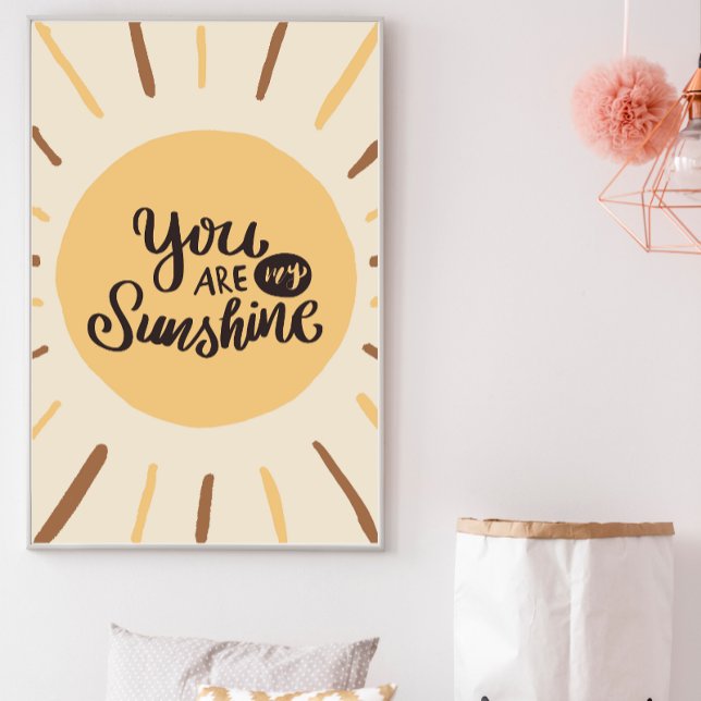 Affiche Boho Sunshine Nursery Wall Art (Créateur téléchargé)