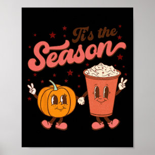 Affiche Boho Super C'Est La Saison Mignonne Citrouille Épi