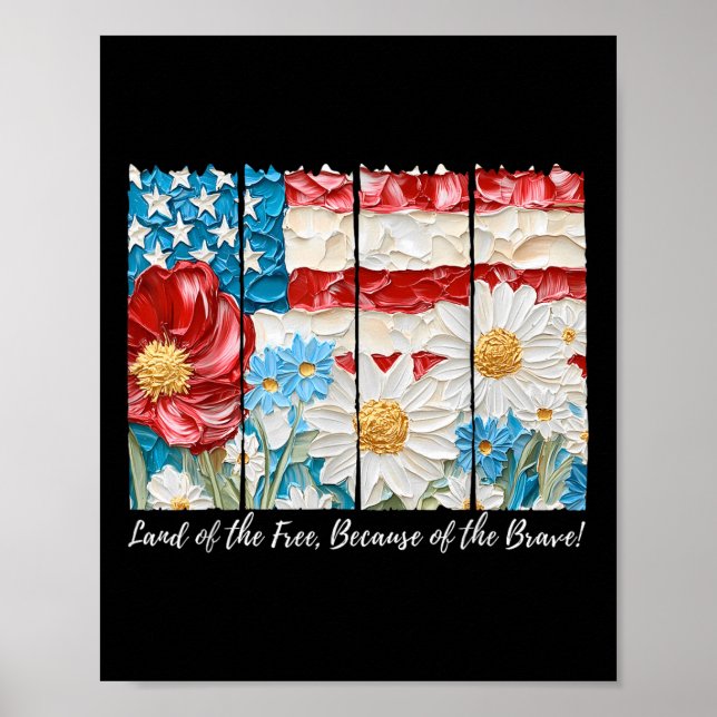 Affiche Boho Terrain Floral De La Liberté En Raison Du Bra (Devant)