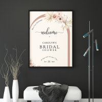 Boho Watercolor Floral Arche Fête des mariées Bien