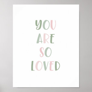 Affiche Boho You Art So Loved Kids Decor