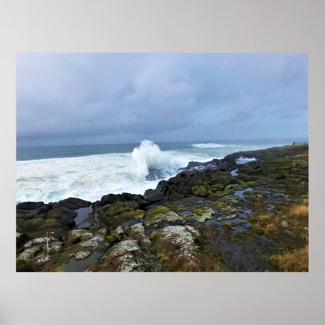 Affiche Boiler Bay State Wayside, Depoe Bay, Oregon (Devant)