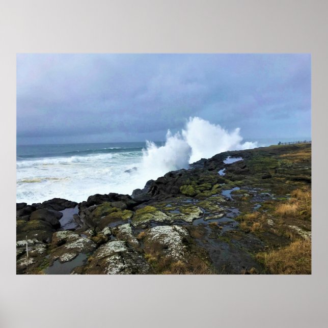 Affiche Boiler Bay State Wayside, Depoe Bay, Oregon (Devant)