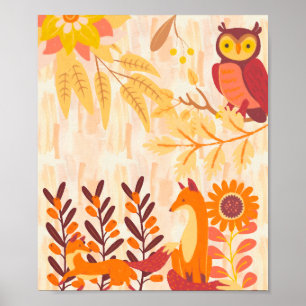 Affiche Bois d'Automne